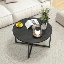 hojinlinero-okragly-stolik-kawowy-72-cm-loft-czarny-metal