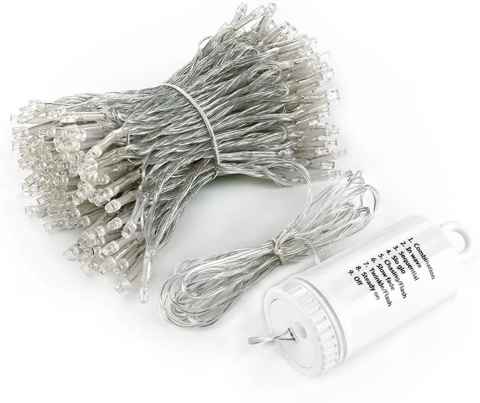 qedertek-lampki-20-m-200-led-cieple-biale-timer-pilot-uzywane-stan-powystawowy