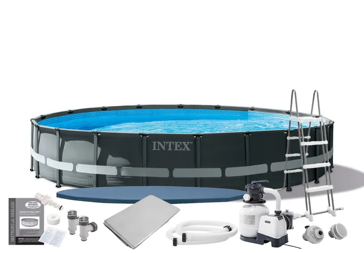 Basen stelażowy Ultra XTR z pompa piaskową 610 x 122 cm Intex 26334