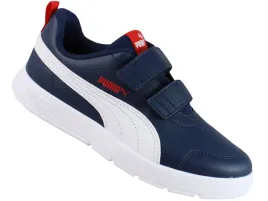 buty-courtflex-v3-v-ps-puma-navy-puma-wh