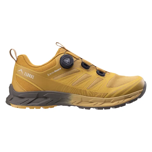 Buty trekkingowe ELBRUS NINDO LOW AG Żółte z membraną ActivGuard Rozmiar 43
