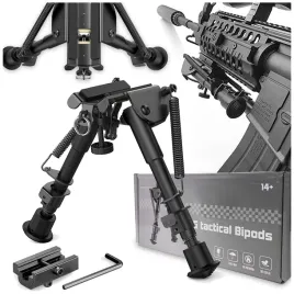 bipod-dwojnog-regulowany-6-9-22cm-do-polowania-strzelectwa-broni-adapter