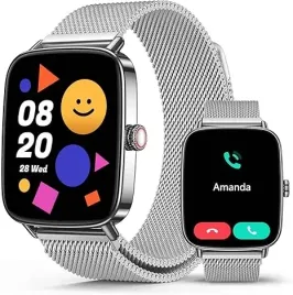 smartwatch-damski-elegancki-idw28-185-calowy-ip68-funkcje-srebrny