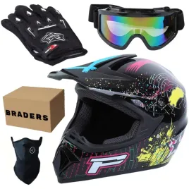 kask-motocyklowy-cross-xl-gogle-maska-rekawice-zestaw-enduro-lekki-zestaw