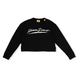 bluza-damska-plein-sport-c-neck-mc-krotka-czarna-z-logotypem