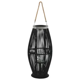 romantyczny-wiszacy-lampion-bambusowy-z-szklem-czarny-29x60-cm