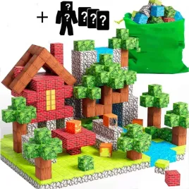klocki-magnetyczne-minecraft-szesciany-100-szt-figurka-i-karty-mocne