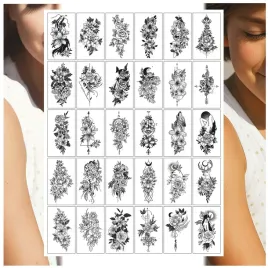 tatuaze-zmywalne-dla-dzieci-kwiaty-roze-przepiekne-or-mix-30-wzorow