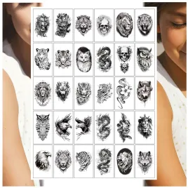 tatuaze-zmywalne-dla-dzieci-zwierzeta-smok-tygrys-sowa-or-mix-30-wzorow