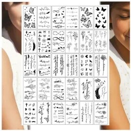 tatuaze-zmywalne-dla-dzieci-motyle-roze-serca-linie-mix-30-wzorow