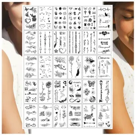 tatuaze-zmywalne-dla-dzieci-gwiazdy-kwiaty-serca-mix-30-wzorow