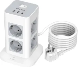 listwa-stojaca-przedluzacz-tessan-rozgaleznik-ac-usb-a-usb-c-3600w-10m