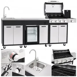 kuchnia-ogrodowa-gazowa-z-palnikiem-na-kolkach-grill-zlew-kran-lodowka