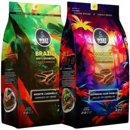 kawa-ziarnista-2kg-zestaw-brazylia-kolumbia-100percent-arabica-swiezo-wypalona