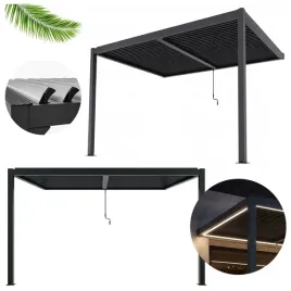 pawilon-tarasowy-przyscienny-4x3m-pergola-z-oswietleniem-led-antracyt-ogrod
