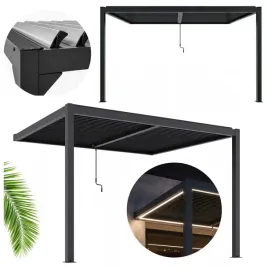 pawilon-tarasowy-przyscienny-3x3m-pergola-z-led-altana-ogrodowa-antracyt