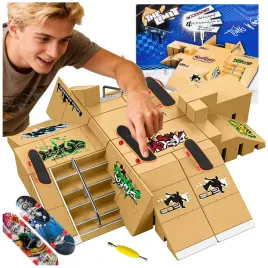 fingerboard-zestaw-rampa-skatepark-deska-na-palce-deck-rampy-4x-deskorolka