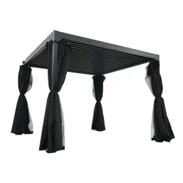 pergola-aluminiowa-3x3x23-m-ze-stalowym-dachem-i-zaslonami-antracyt