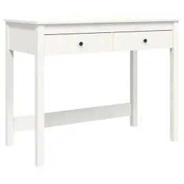 biurko-komputerowe-z-litego-drewna-sosnowego-2-szuflady-biale-100x50x78
