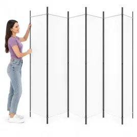 parawan-6-panelowy-skladany-bialy-300x200-cm-tkanina-i-zelazo