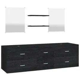 zestaw-mebli-lazienkowych-z-lustrami-i-polkami-czarny-150x45x45-cm