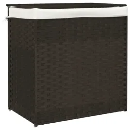 kosz-na-pranie-z-rattanu-pe-dwie-przegrody-skladany-ciemny-braz-53x35x5