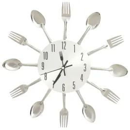 zegar-scienny-z-widelcami-i-lyzeczkami-aluminium-srebrny-o31-cm