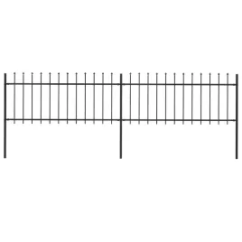 ogrodzenie-stalowe-z-panelami-i-slupkami-340x130-cm-czarne