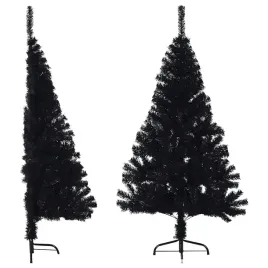 sztuczna-choinka-polowka-czarna-pvc-150-cm-x-95-cm