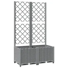 donica-ogrodowa-z-kratka-z-polipropylenu-jasnoszary-80x40x136-cm