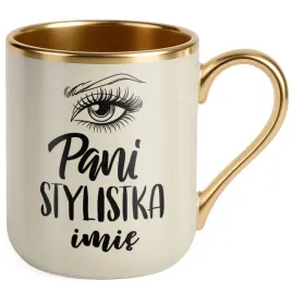 kubek-premium-zloty-ecru-personalizowany-pani-stylistka-rzes-brwi