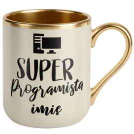 kubek-premium-zloty-ecru-personalizowany-super-programista