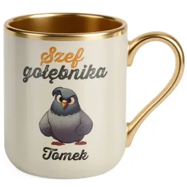kubek-premium-zloty-ecru-personalizowany-dla-golebiarzy-dla-hodowcy