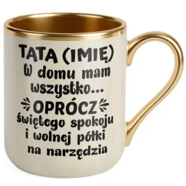 kubek-premium-zloty-ecru-personalizowany-dzien-ojca-prezent