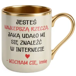 kubek-premium-zloty-ecru-personalizowany-na-walentynki-kocham-cie