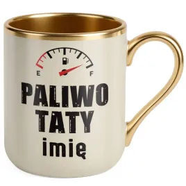 kubek-premium-zloty-ecru-personalizowany-dzien-ojca-paliwo-taty