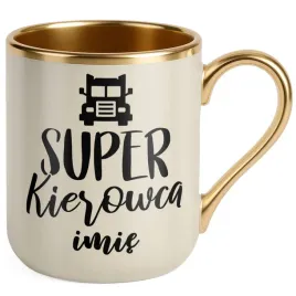 kubek-premium-zloty-ecru-personalizowany-super-kierowca