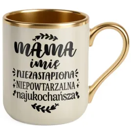 kubek-premium-zloty-ecru-personalizowany-dzien-matki-dla-mamy