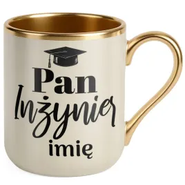 kubek-premium-zloty-ecru-personalizowany-pan-inzynier