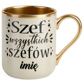 kubek-premium-zloty-ecru-personalizowany-wszystkich-szefow-dla-szefa
