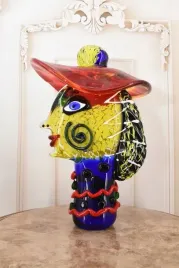 szklo-murano-glass-dama-w-kapeluszu-figura-30cm