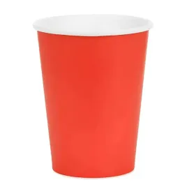 kubeczki-papierowe-monokolor-czerwony-partydeco-250-ml-6-szt