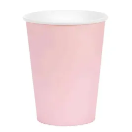 kubeczki-papierowe-monokolor-rozowy-jasny-partydeco-250-ml-6-szt