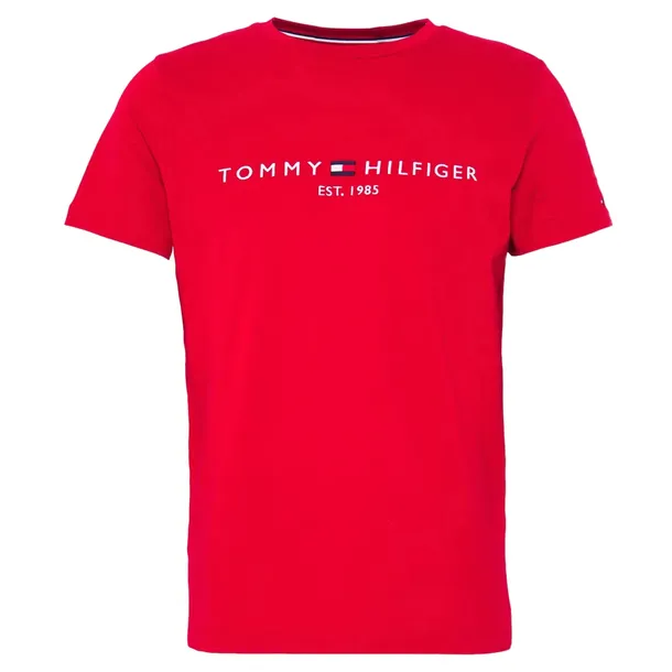 Tommy Hilfiger koszulka t-shirt męski est. 1985 czerwona roz. S