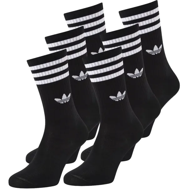 ADIDAS Skarpety AD181003Y-Q12 MĘSKIE Czarne Bawełna 3PARY ROZ. 36-40