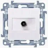 s10-cak1-01-11-gniazdo-antenowe-poj-konc-modul-bialy