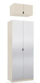 garderoba-szafa-2d-80cm-nadstawka-lustro-kaszmir-fog-ar