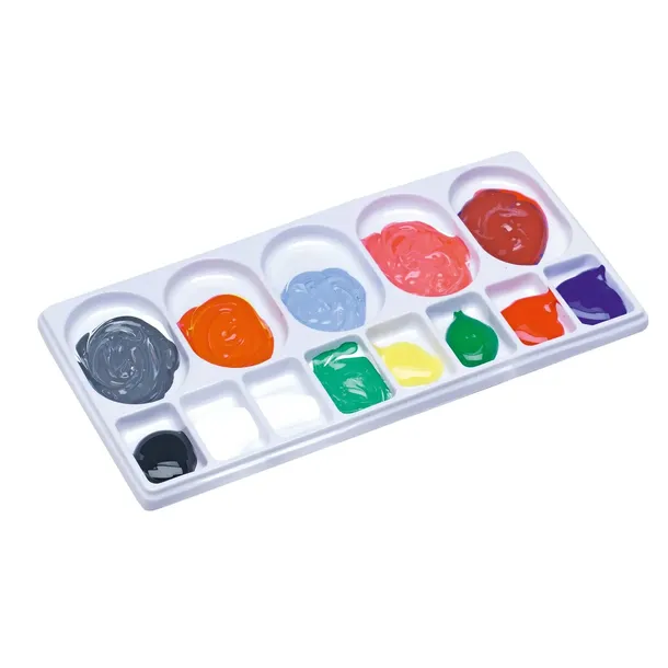 Paleta Malarska Paletka Plastikowa Do Malowania Mieszania Farb Prostokątna
