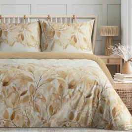 posciel-satynowa-spring-60-220x200-2x70x80-kremowa-zlote-liscie