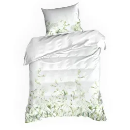 posciel-z-mikrofibry-buena-140x200-70x80-biala-zielony-wzor-botaniczny